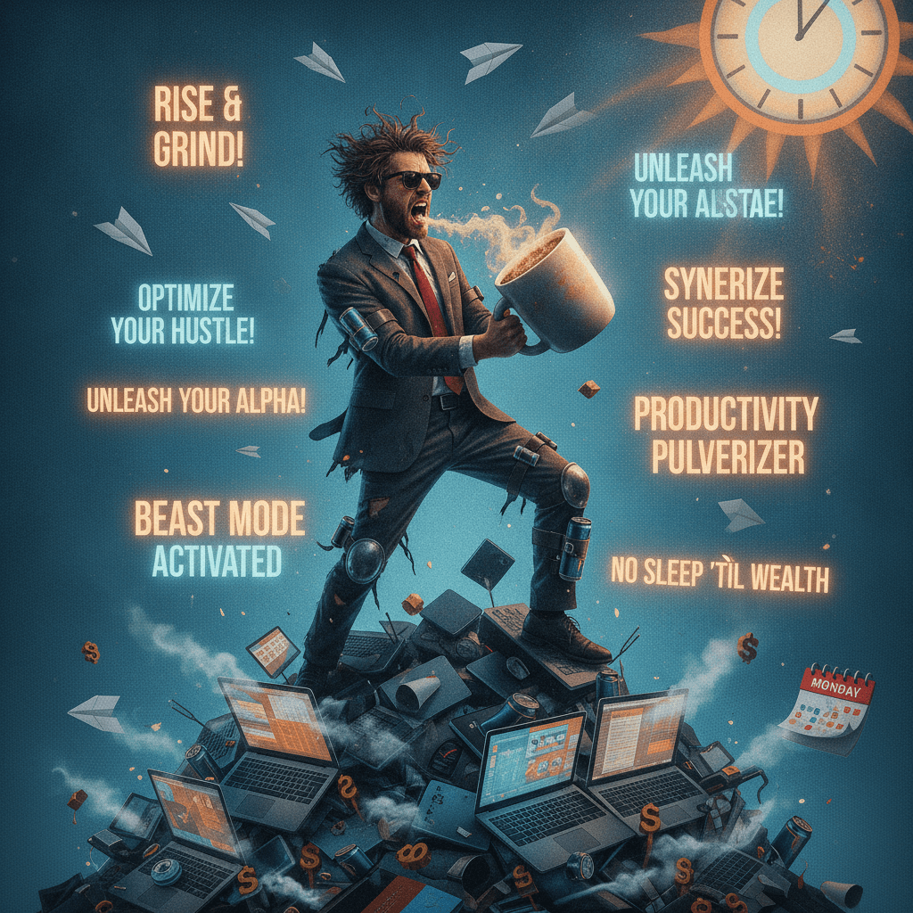 Monday morning weaponized into incomprehensible productivity nonsense