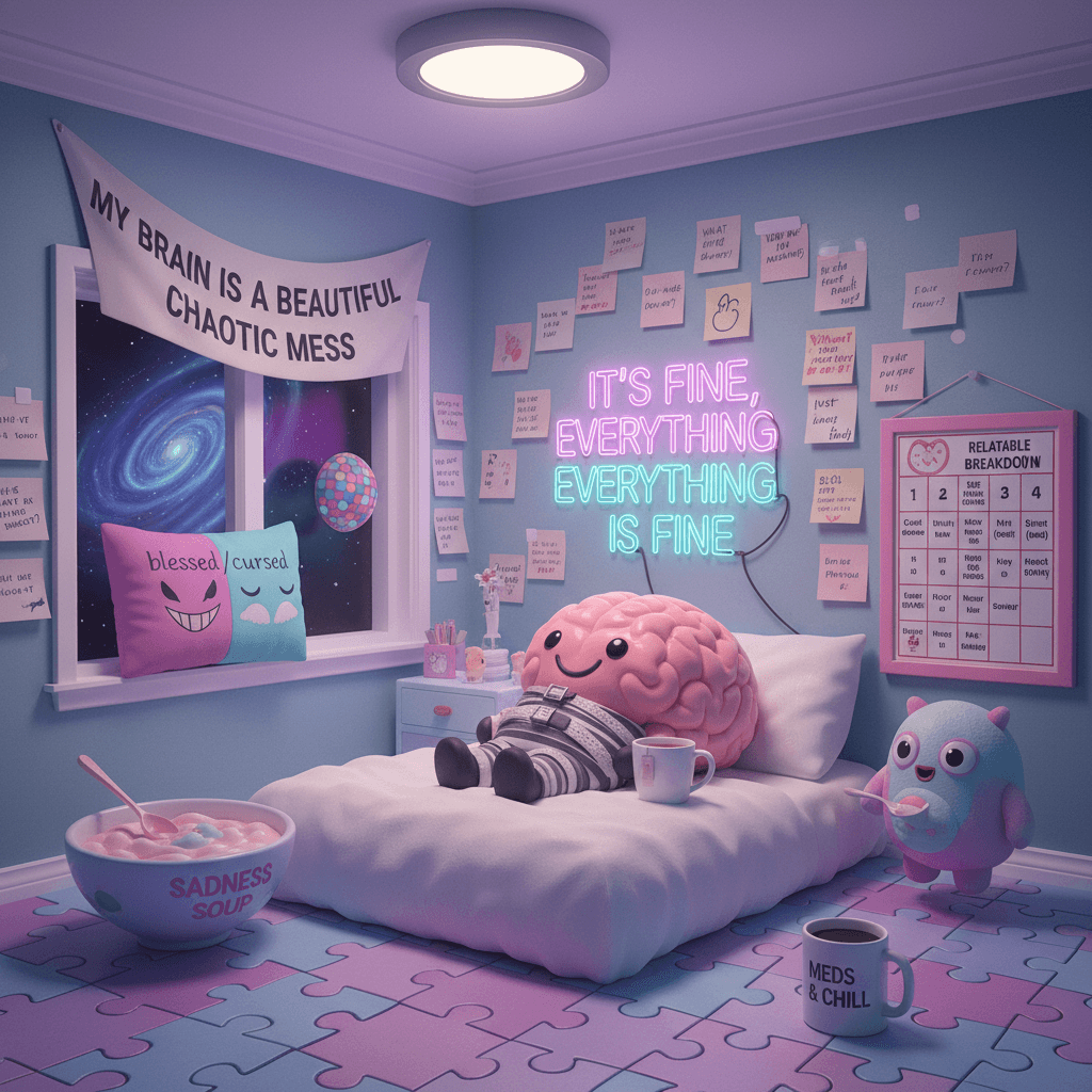 psychiatric hospitalization but make it aesthetic and relatable