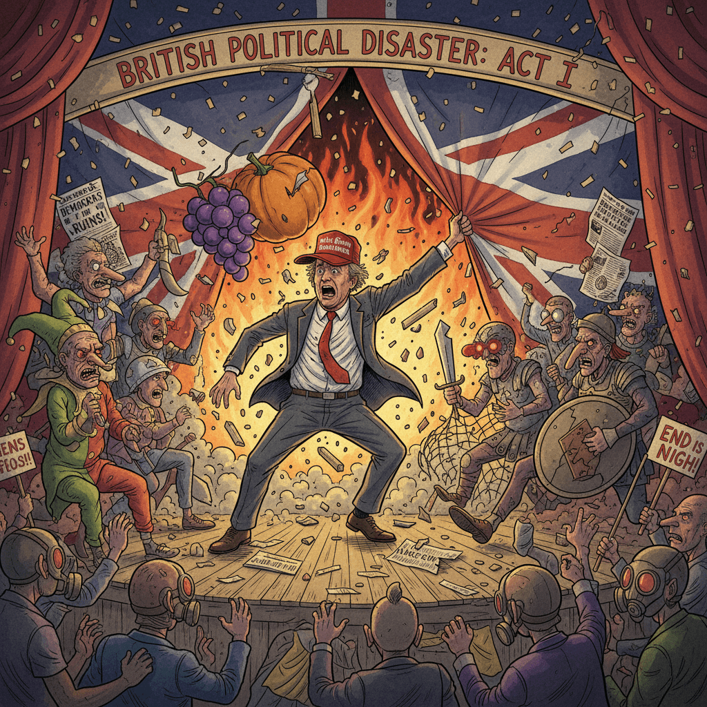 politician discovers election metaphors, discovers consequences immediately after