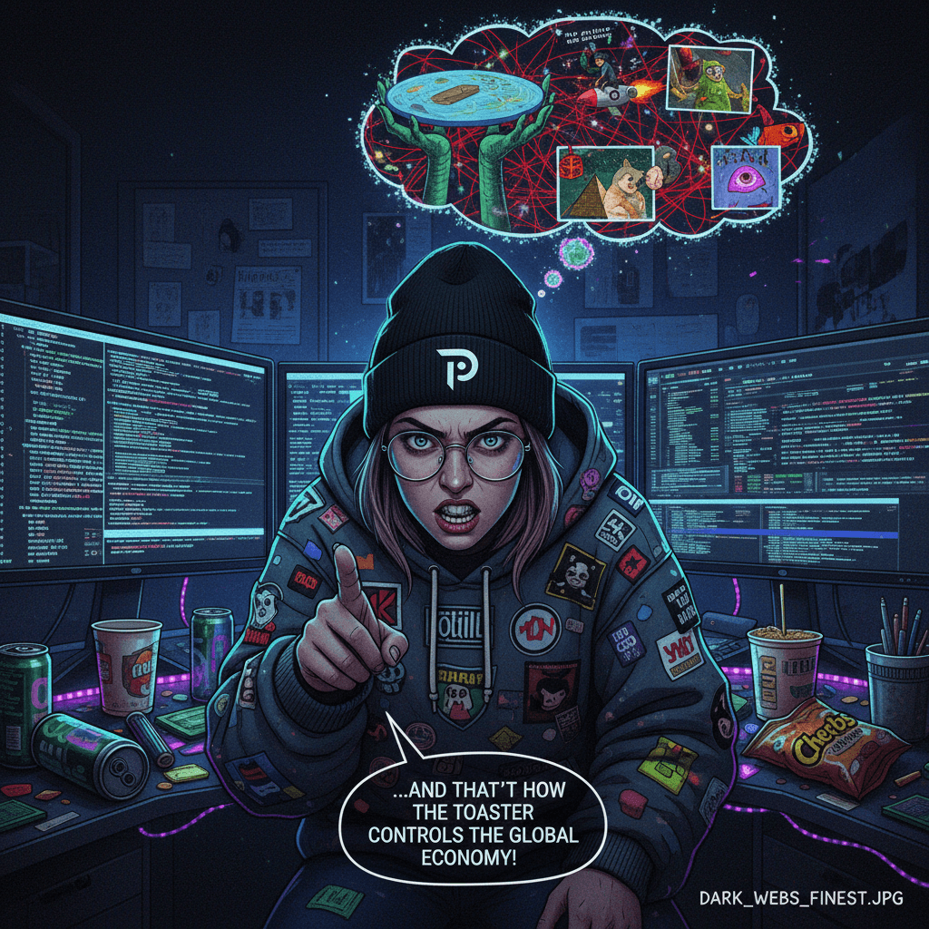 Palantir beanie girl drops worst conspiracy theory at you