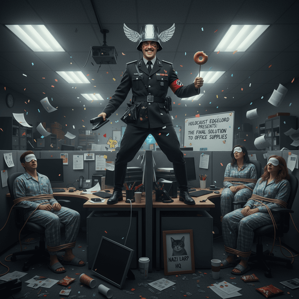 coworker speedruns HR complaint with method acting