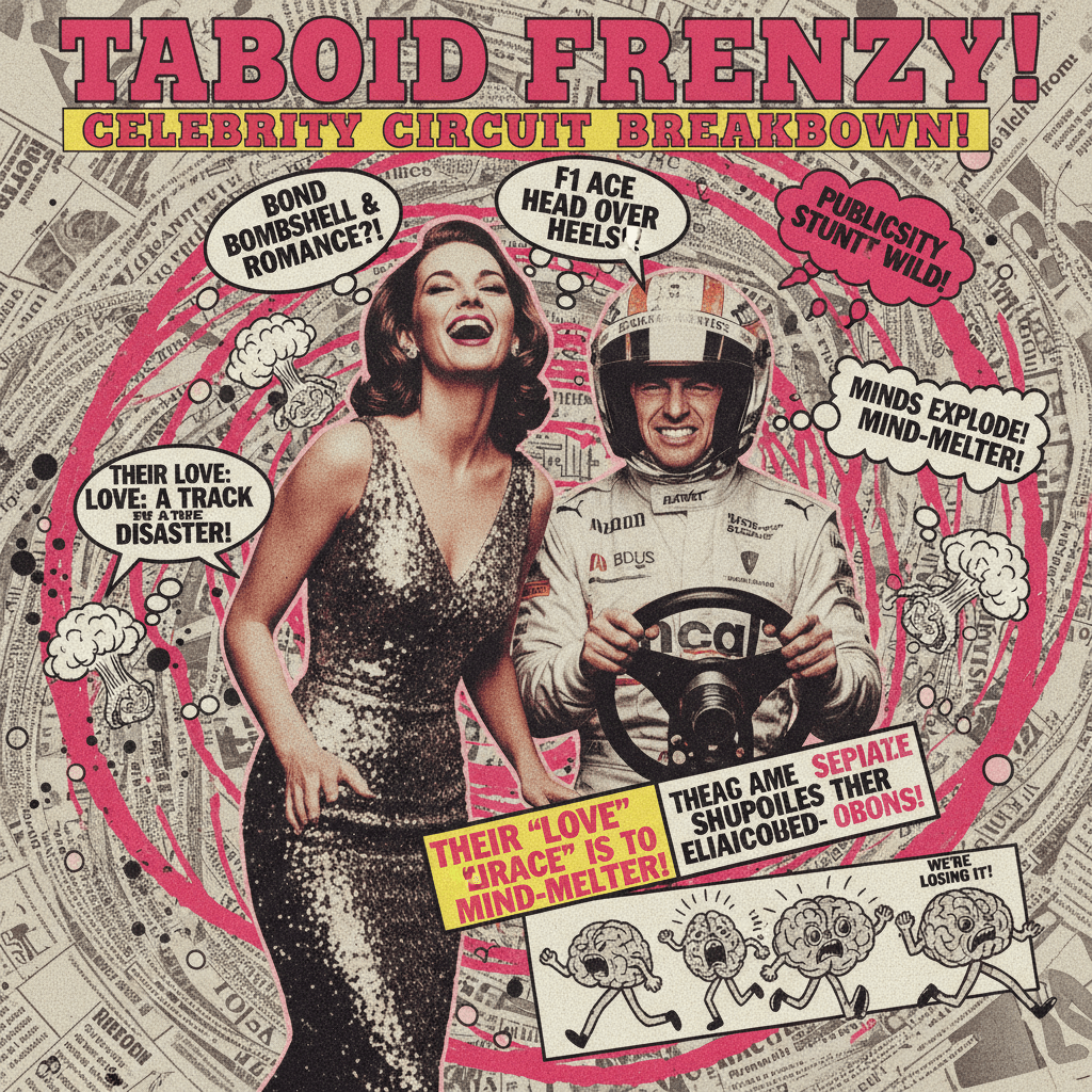 Bond girl giggles with F1 legend, everyone loses their mind