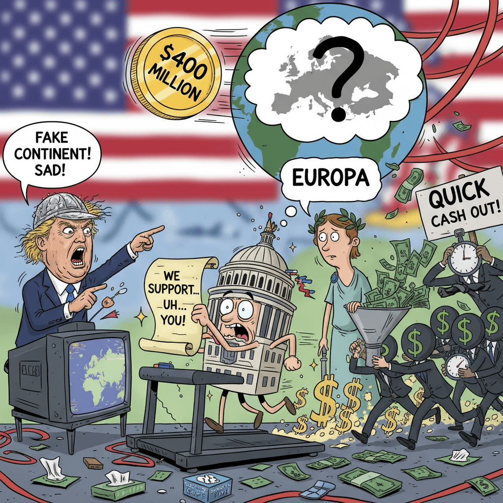 Congress discovers Europe exists, speedruns $400M virtue signal