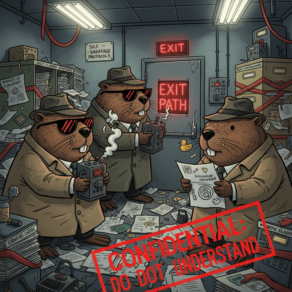 they knew what they were doing: a classified case study in self-sabotage