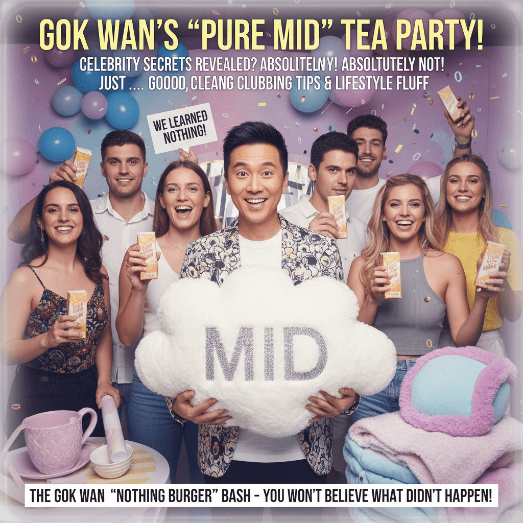 Gok Wan party story reveals absolutely nothing, delivers pure mid