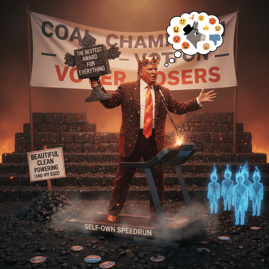 Trump accepts made-up award while insulting the voters he needs