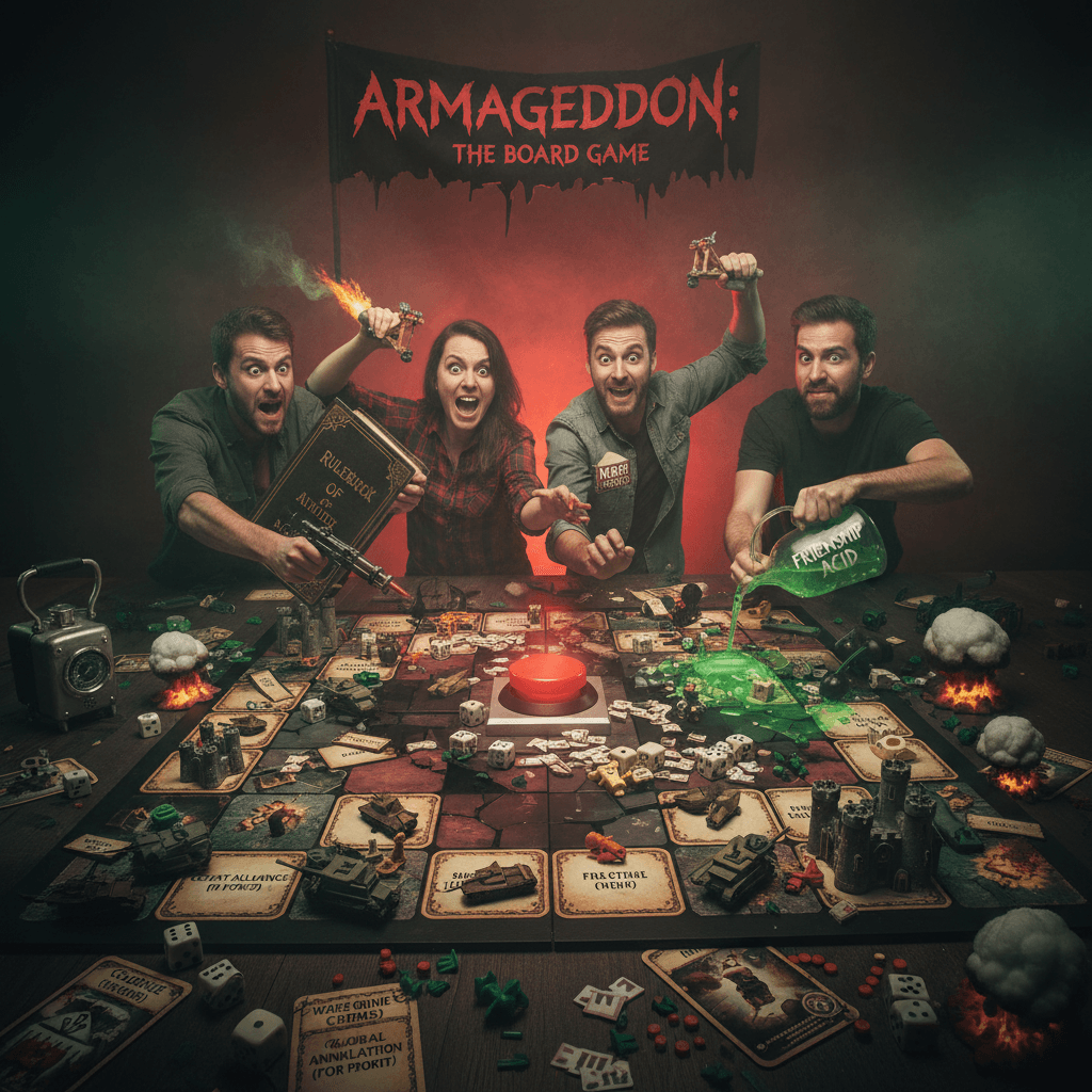 Why cooperate when you can commit war crimes with board game vibes