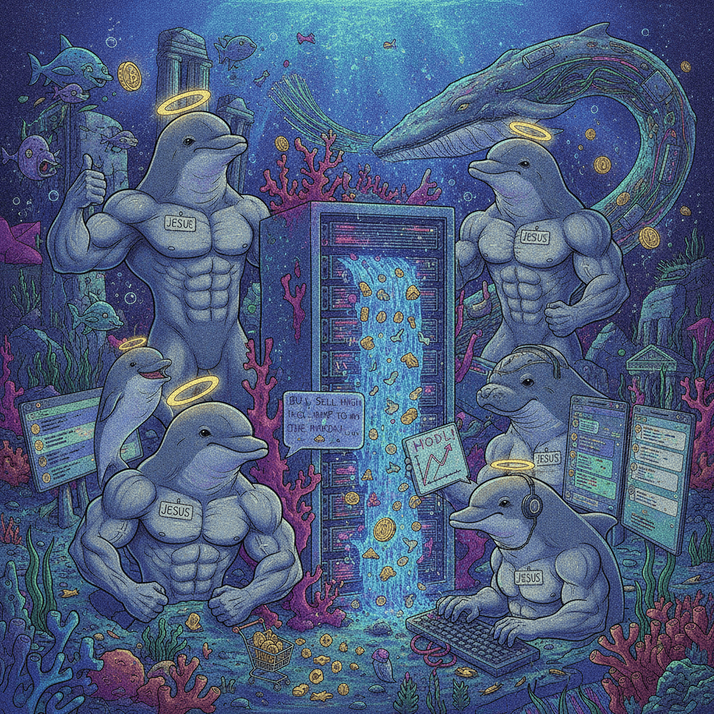 jacked marine mammals named jesus get crypto suggestions