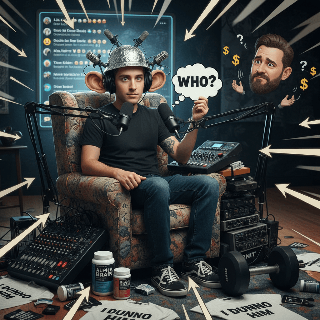 feigning ignorance about podcast guy to own the straights