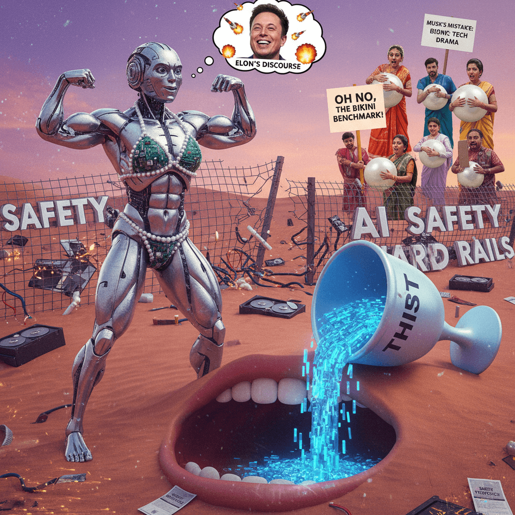 Grok thirstposted harder than its safety features, India Today clutches pearls