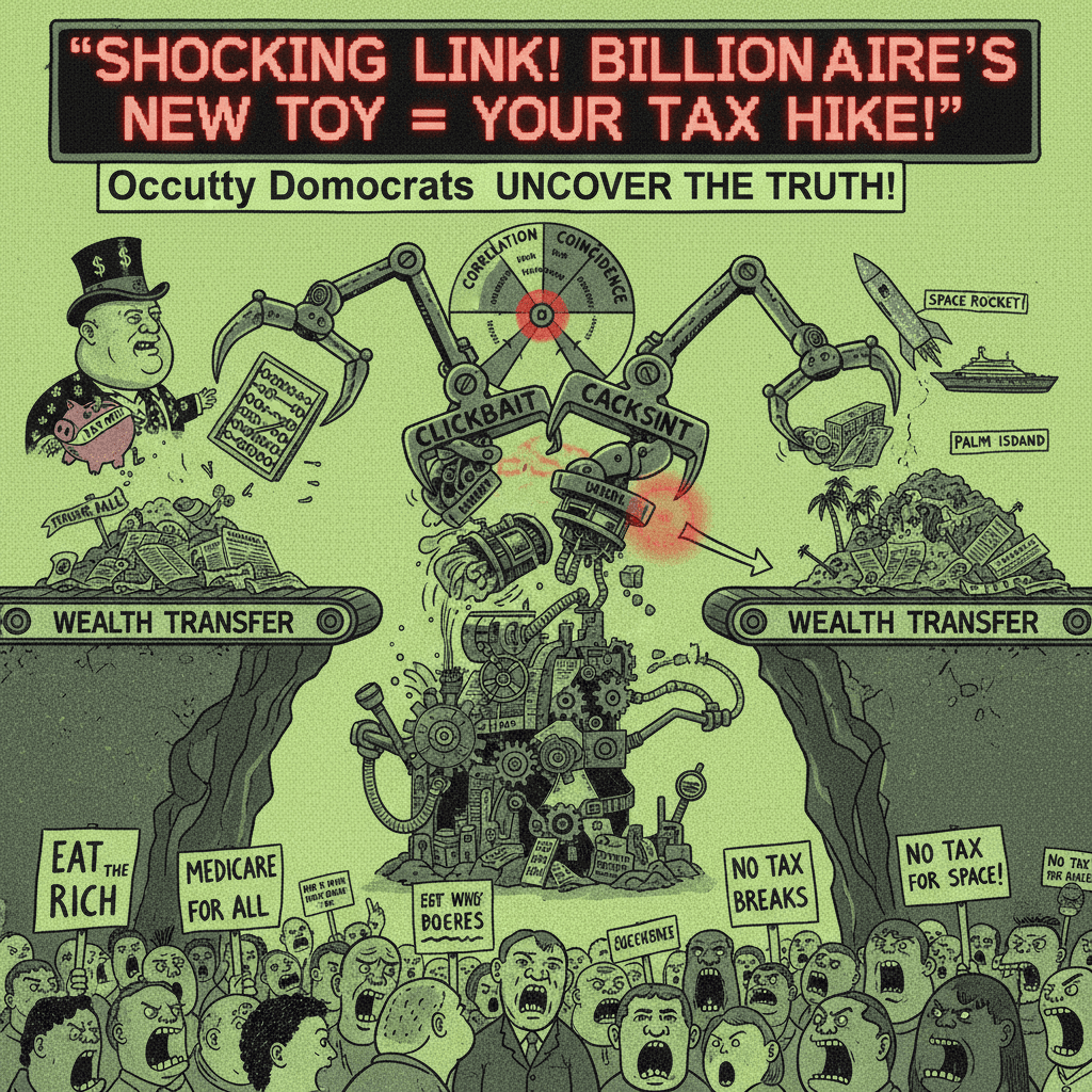 Rich man moves, outrage machine connects unrelated dots