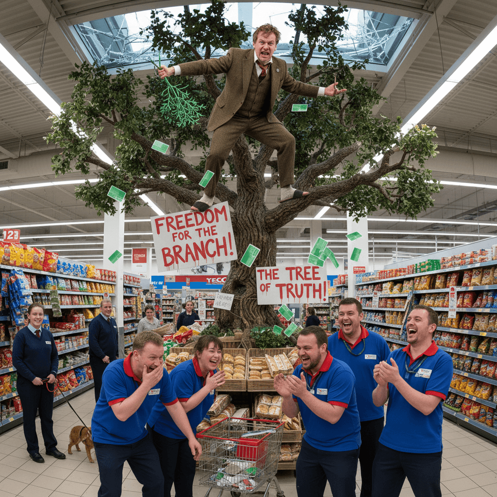 man returns club cards over tree dispute, staff allegedly amused