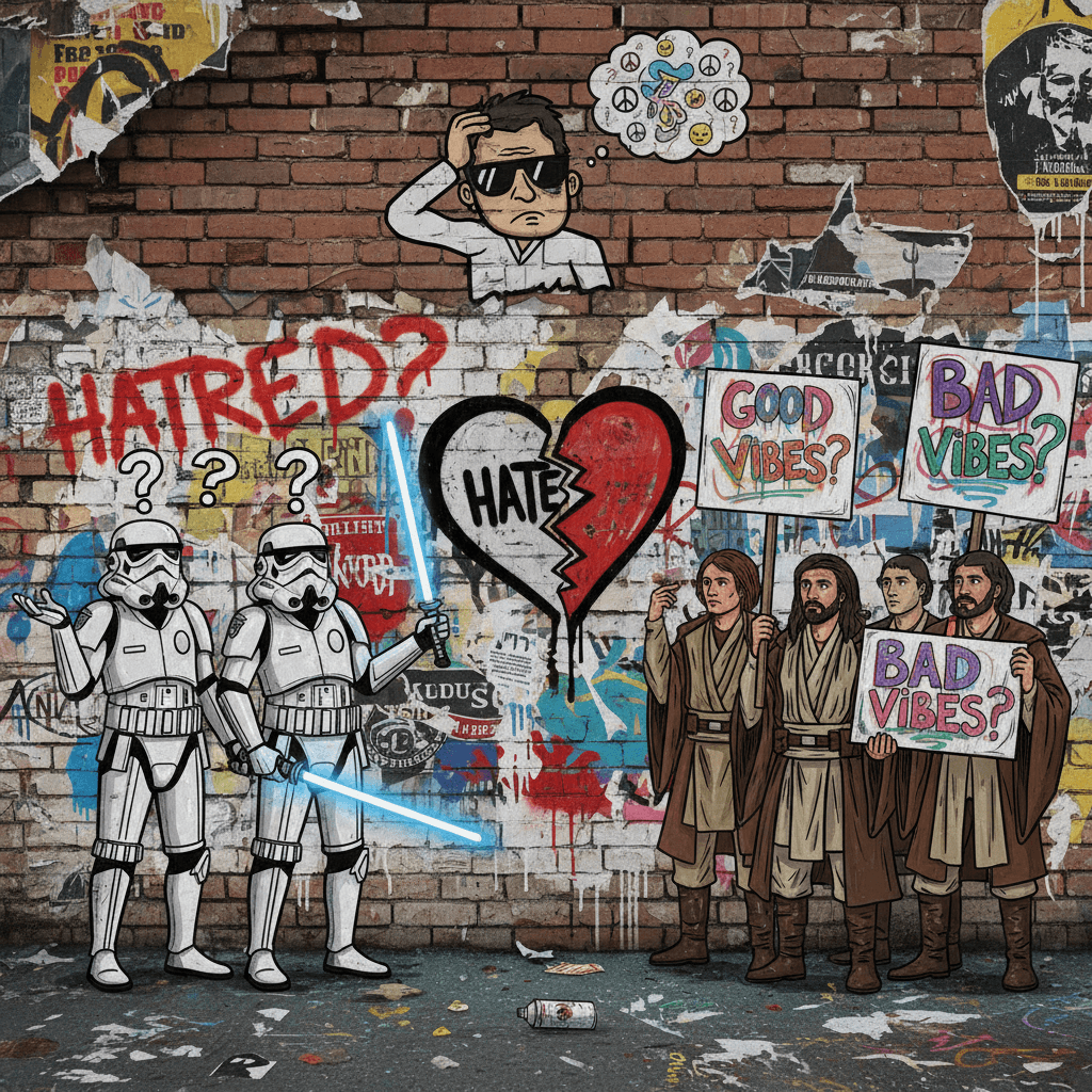 cops unsure if hate crime was actually hate or just vibes