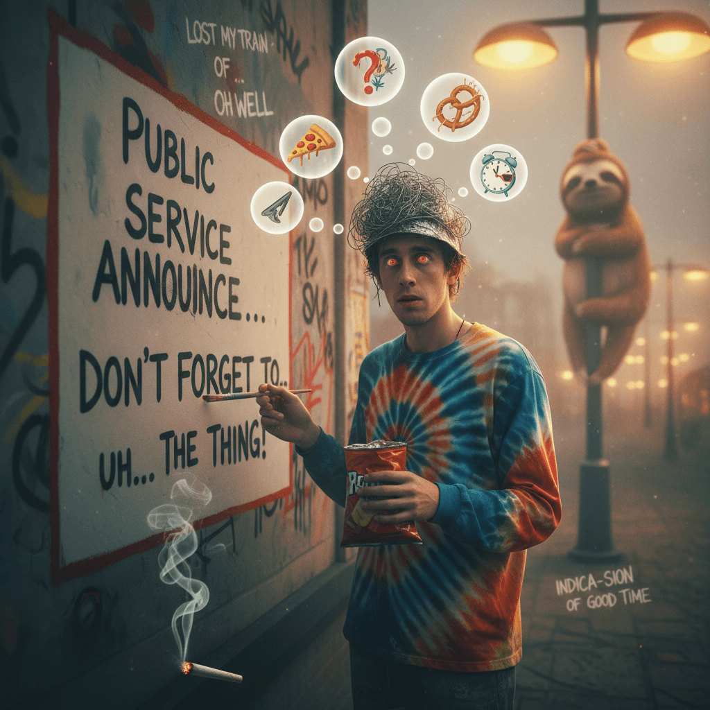 bro forgot to finish his own sentence mid-PSA