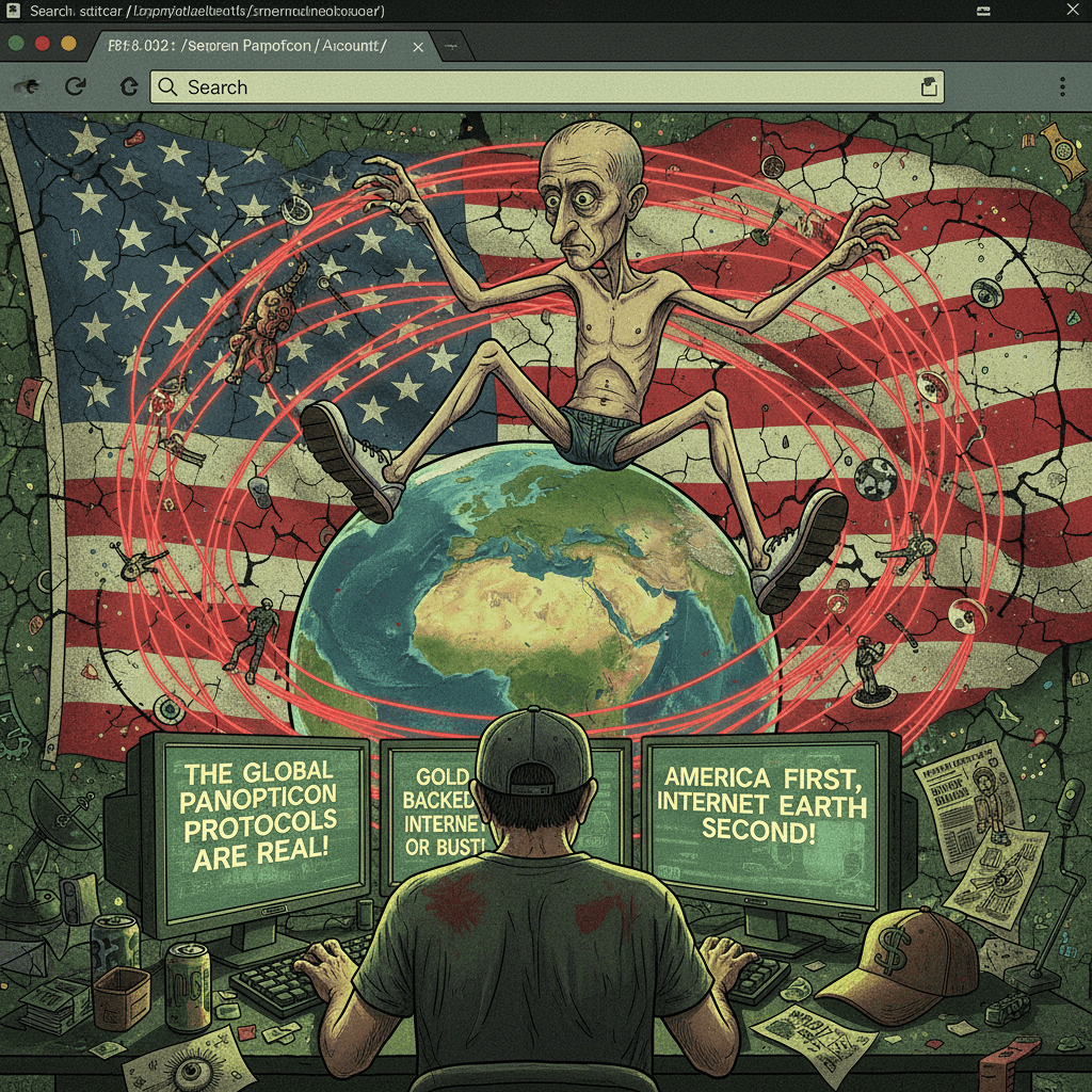 thiel walks funny, therefore global surveillance state confirmed