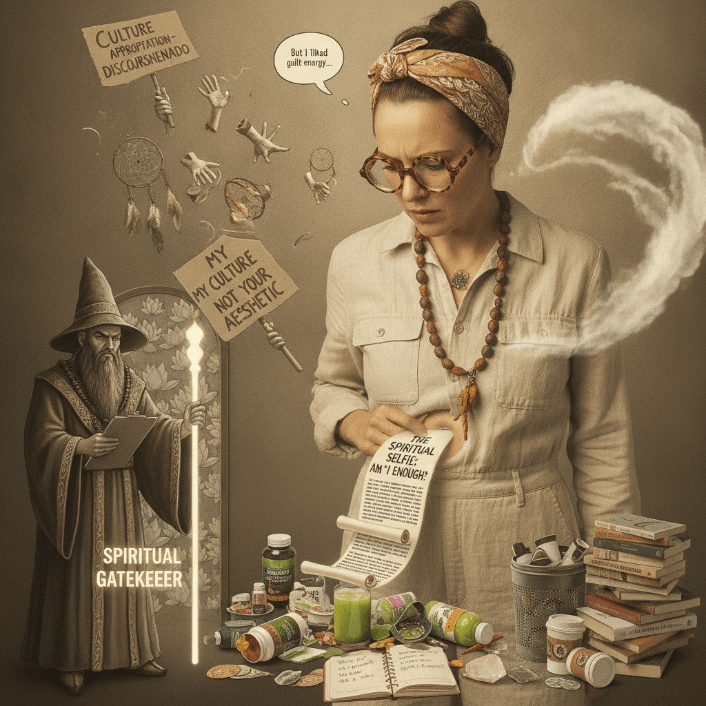 Navel-gazing substack drops another 'but can *I* be spiritual?' think piece