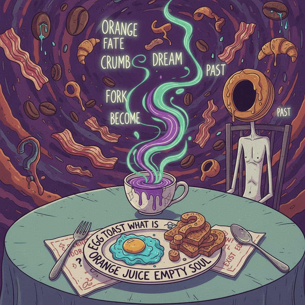 mysterious breakfast existentialism nobody asked for