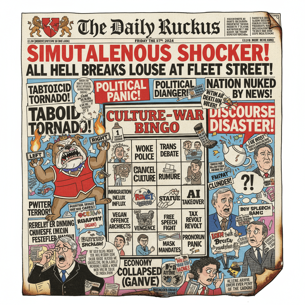 UK newspaper discovers all controversial topics exist simultaneously