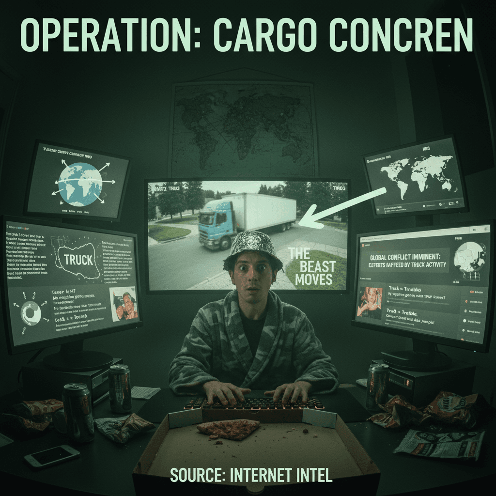 guys I saw a truck move, WW3 incoming (probably)