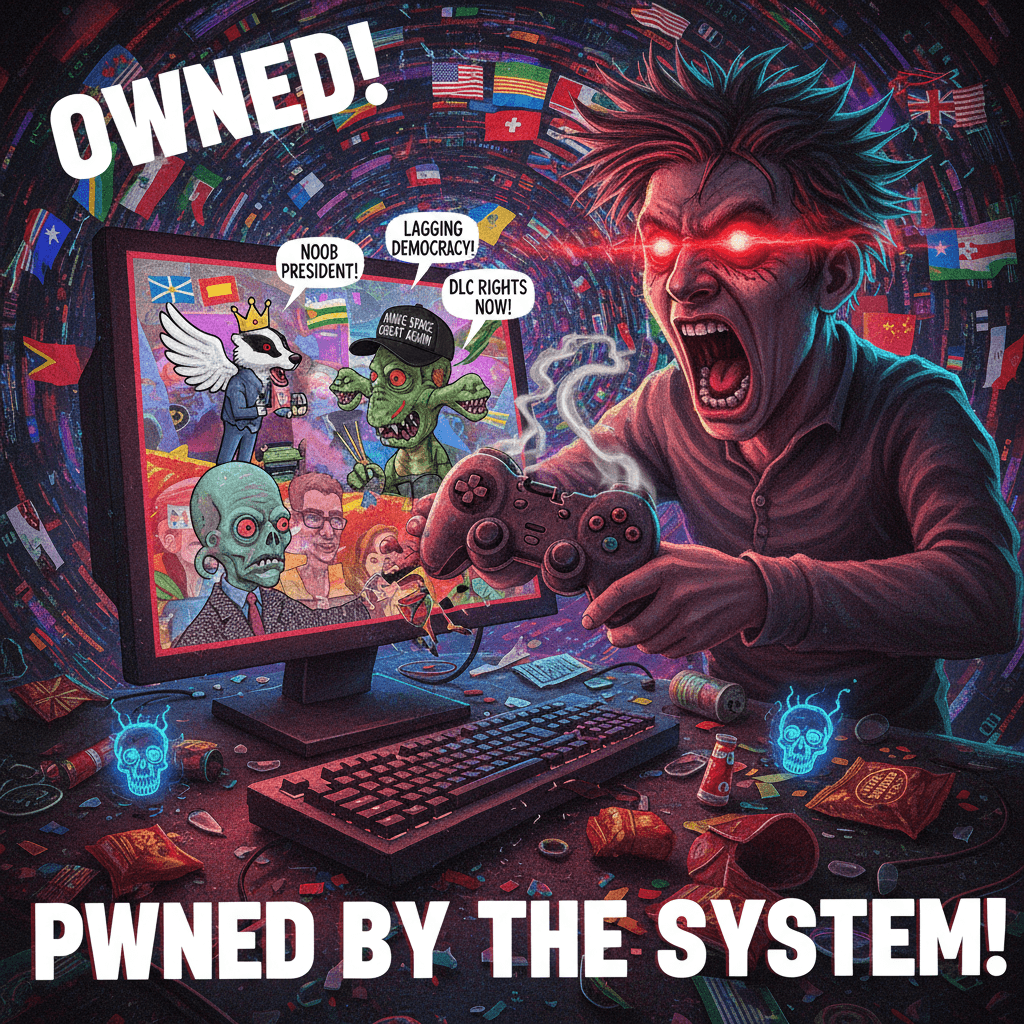 Gamer moment: where gaming meets fever dream politics