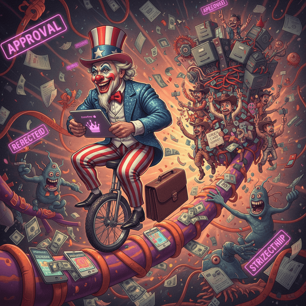 Uncle Sam speedrunning the most unhinged immigration policy