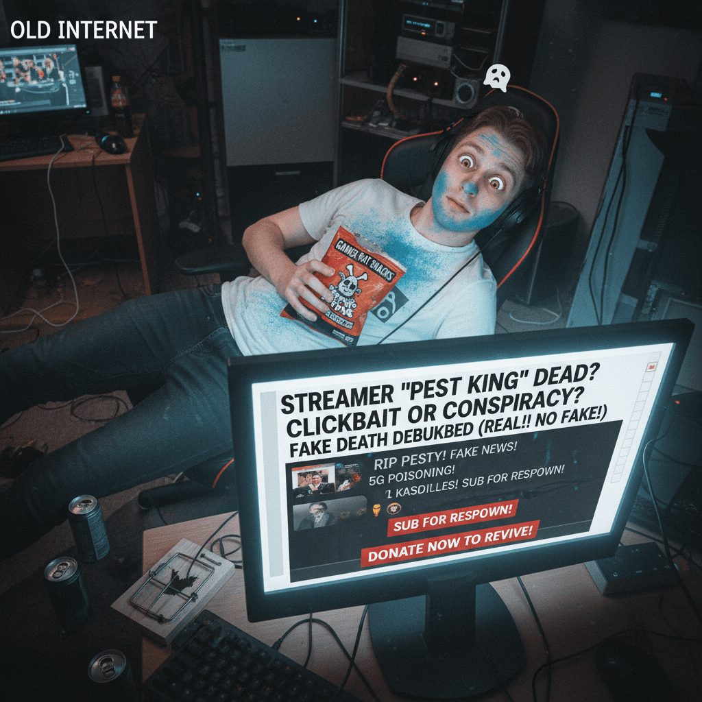 BREAKING: Streamer dies from snacking on pest control, very real