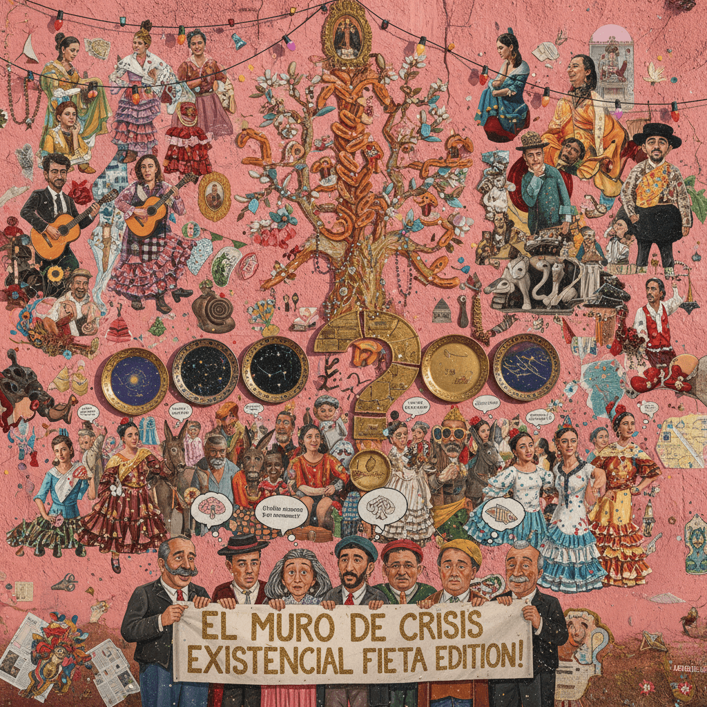 When your entire culture decides to have an existential crisis on one pink wall