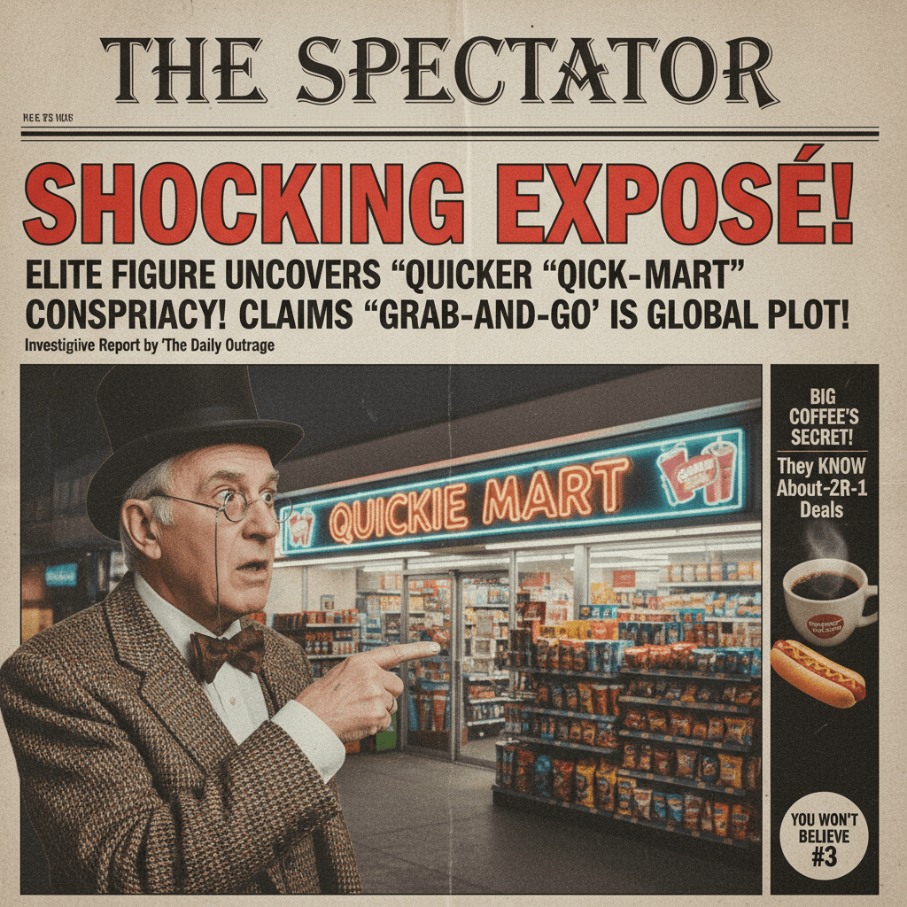 The Spectator discovers convenience stores exist, announces it's a scandal
