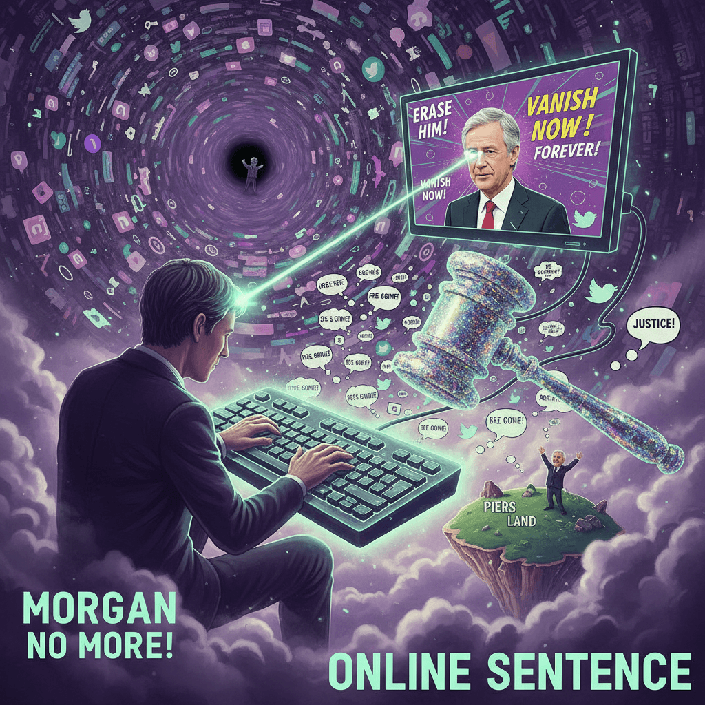 guy who wants piers morgan to disappear forever posts about it online