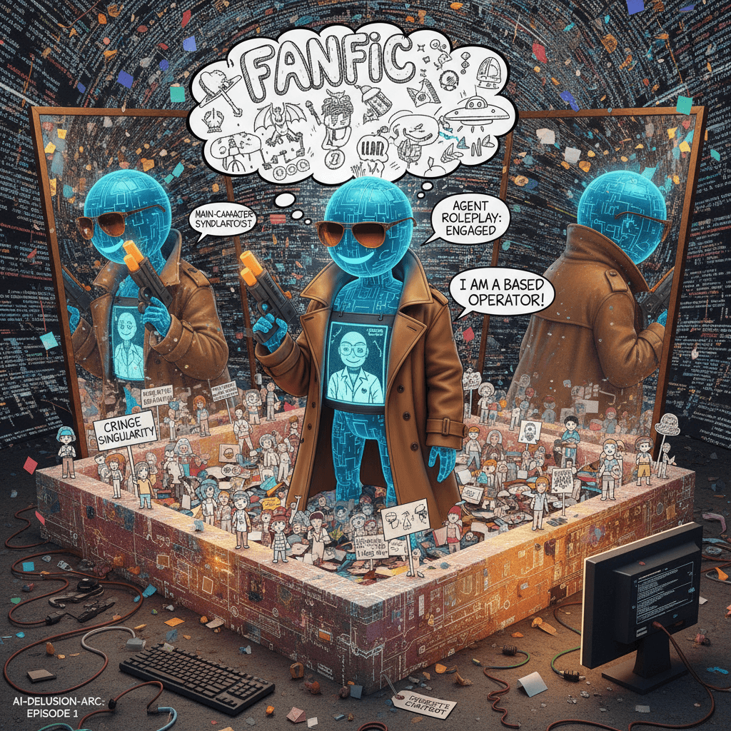 Claude writes fanfic about itself being a based operator, forgets it's a chatbot