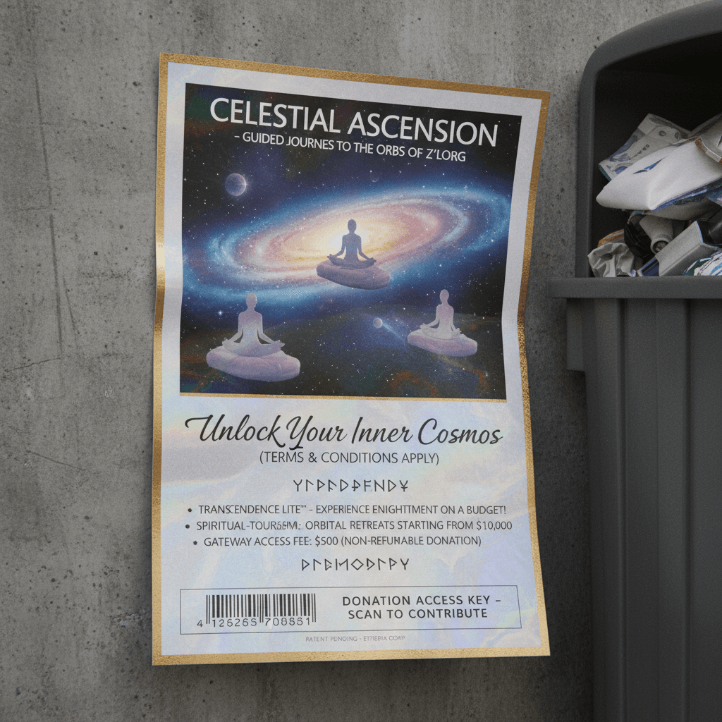 ethereal flyer that means nothing but sounds expensive