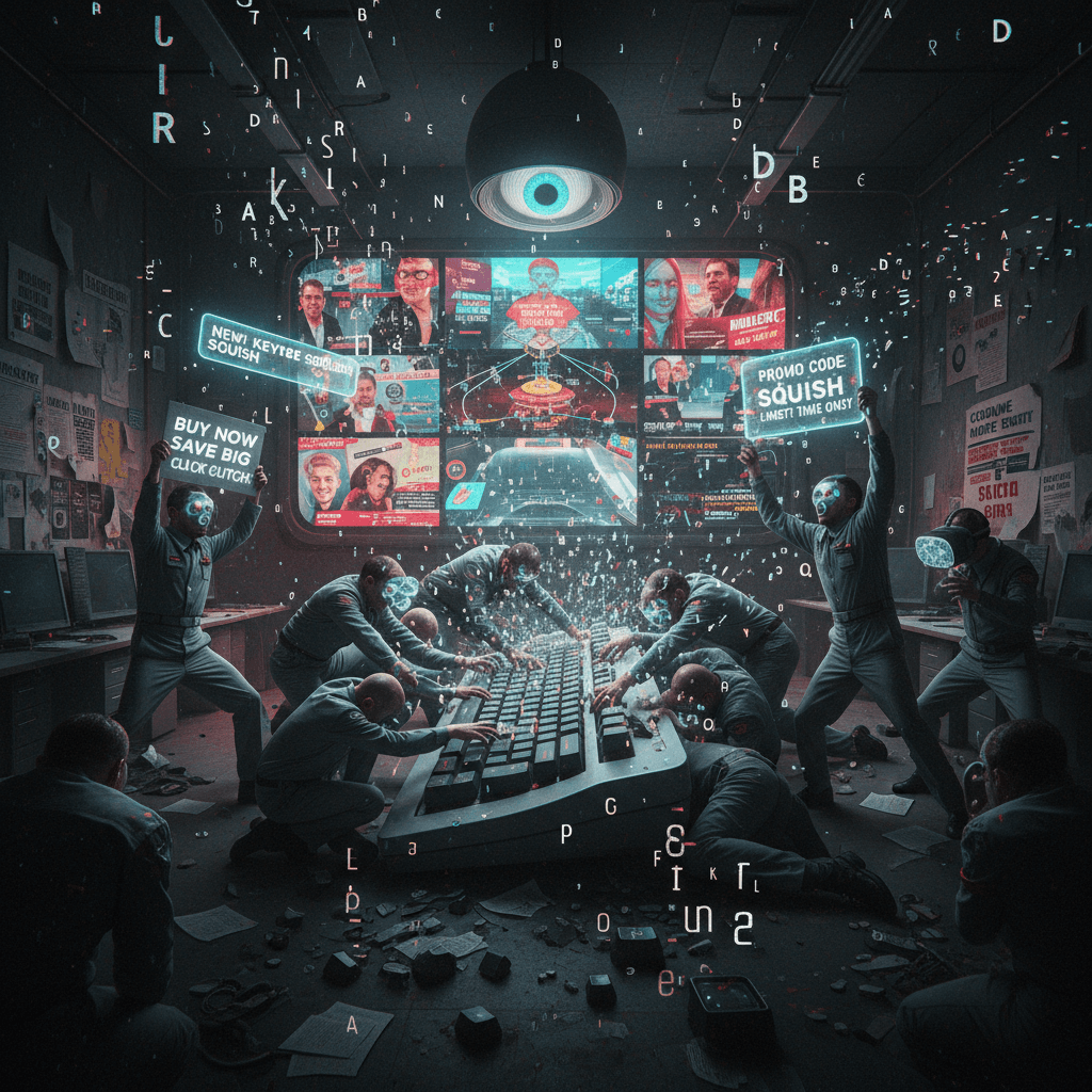 Ministry of Truth's marketing department discovered keyboard mashing