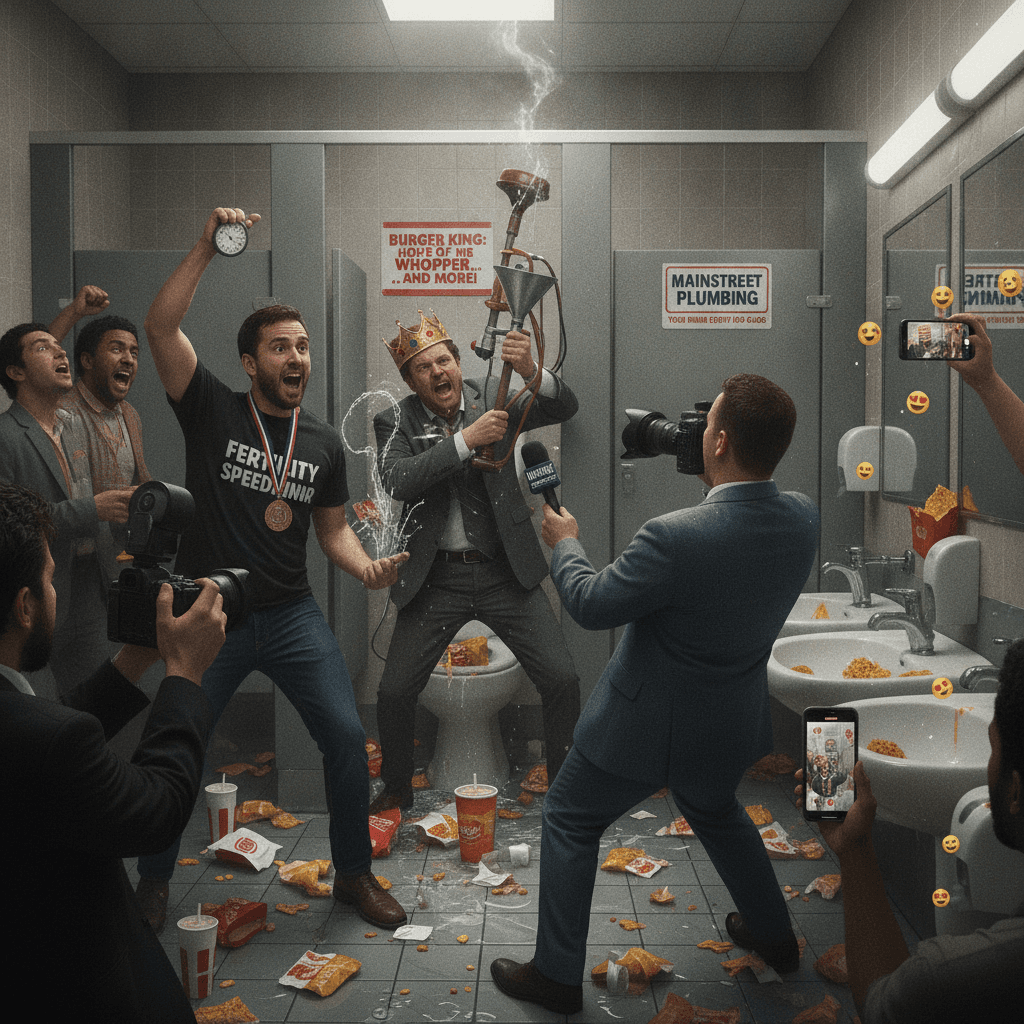 Burger King insemination: when Main Street meets main event