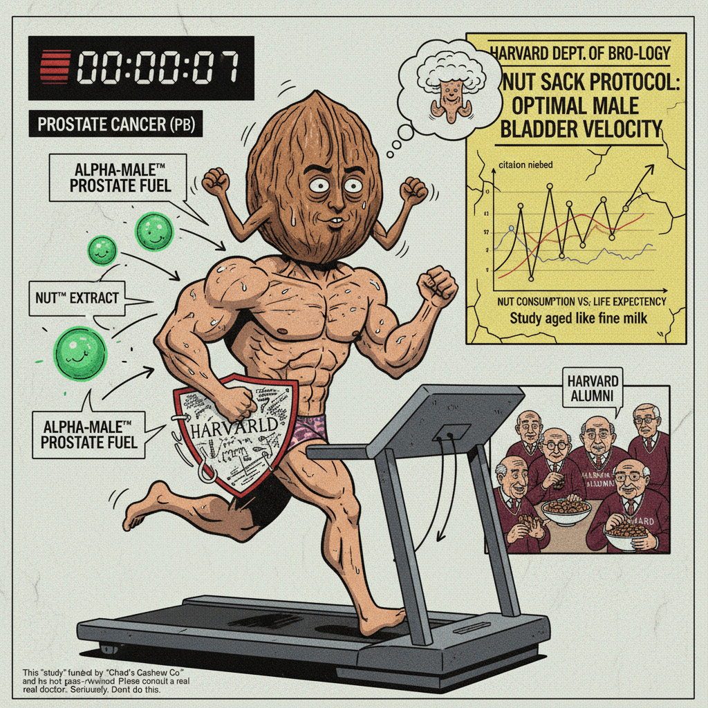 Harvard says go nuts (literally) to own the prostate cancer speedrun