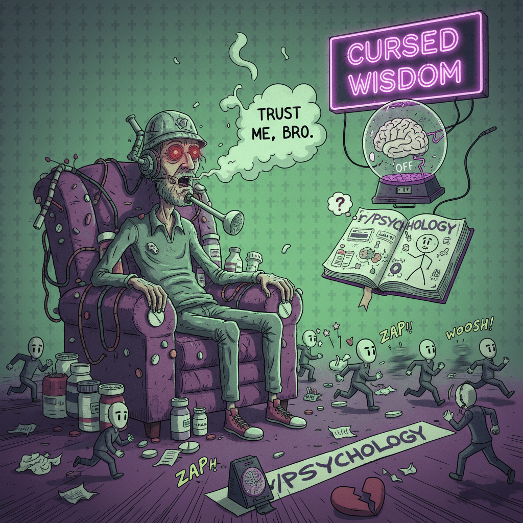 ketamine just removes your ability to care, bro trust me