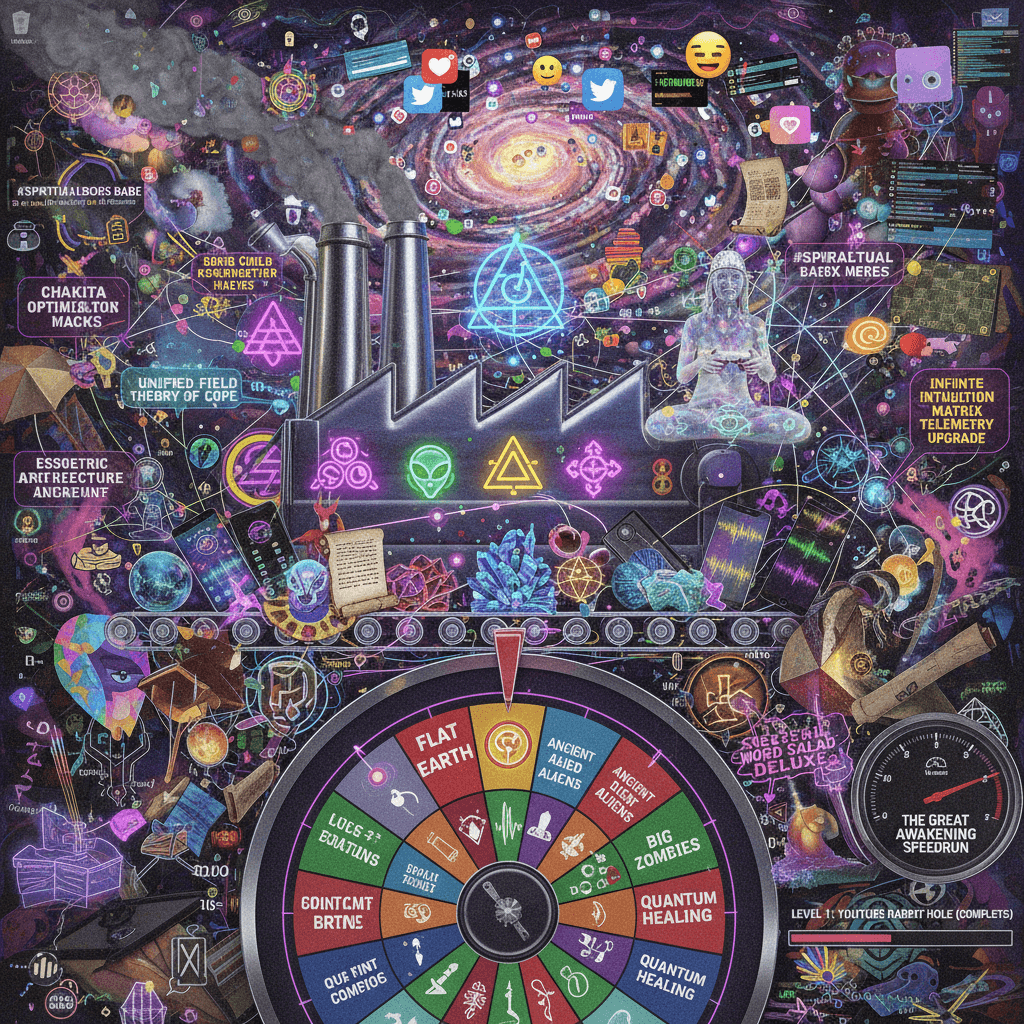 spiritual-industrial-complex meets visual information overload