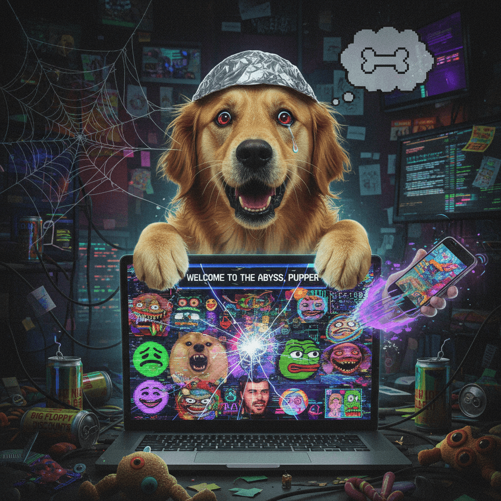 Dog discovers internet isn't a lovely place, existential crisis ensues