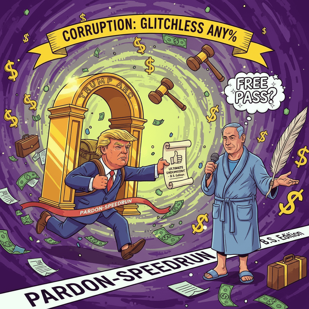 Netanyahu casually asks for pardon, Trump already wrote the recommendation letter