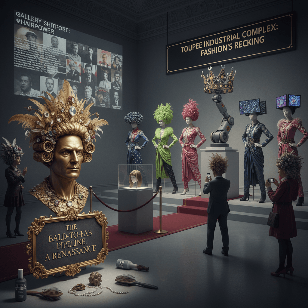 Museum-grade cope: the toupee industrial complex strikes back