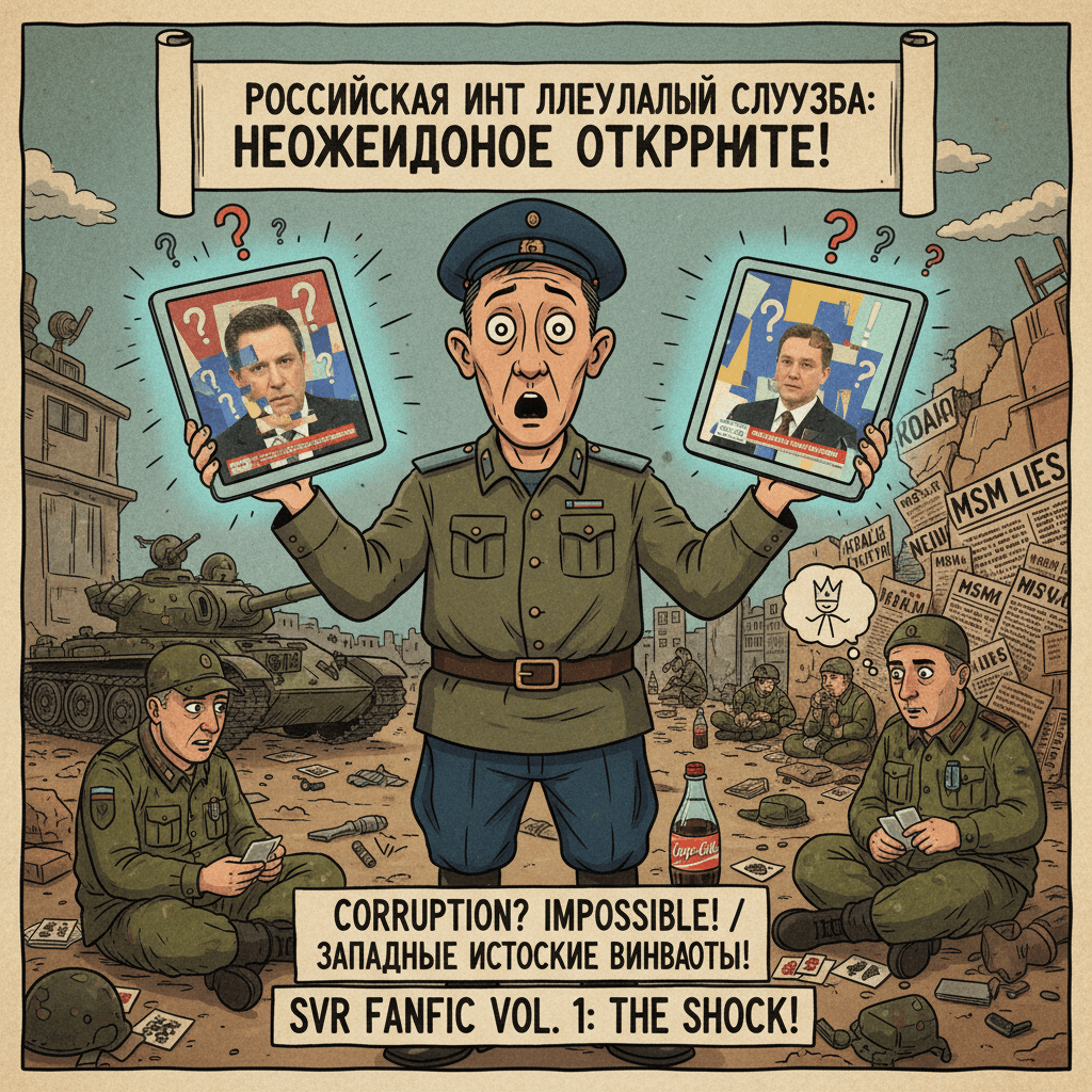 Russian intel discovers corruption exists, very shocked, cite Western sources