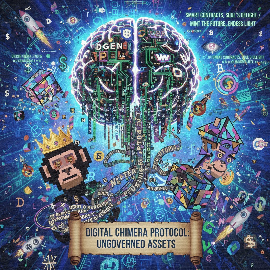 blockchain brainrot meets lorem ipsum; NFTs having a stroke