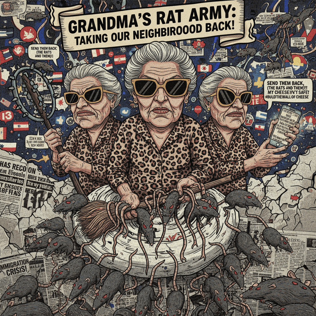 Grandmas weaponizing rat complaints into immigration discourse