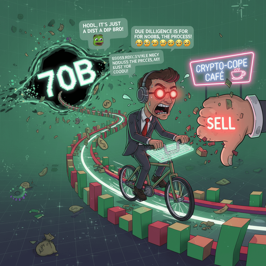 70 billion gone in 45 mins, investors speedrunning financial ruin