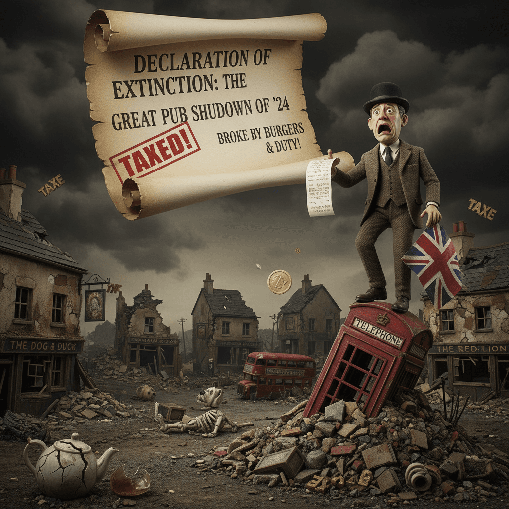 Local man discovers pubs have taxes, declares them extinct