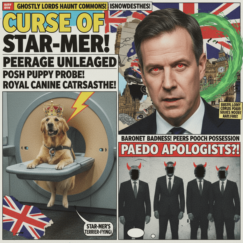Starmer's peerage curse strikes again; dog MRI subplot hits different