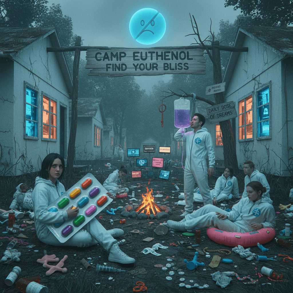 summer camp but make it pharmaceutical existential dread