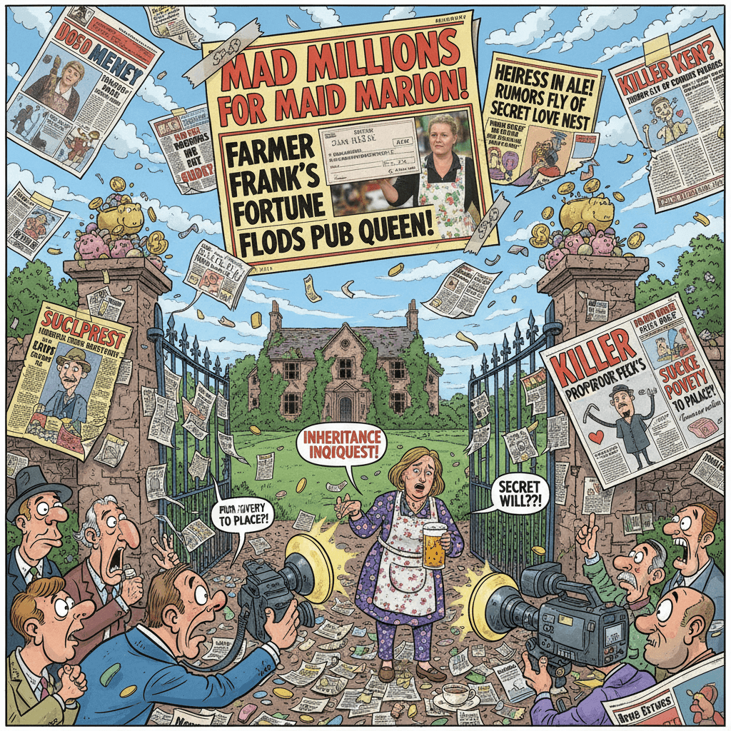 Killer farmer leaves millions to pub landlady, tabloids lose minds