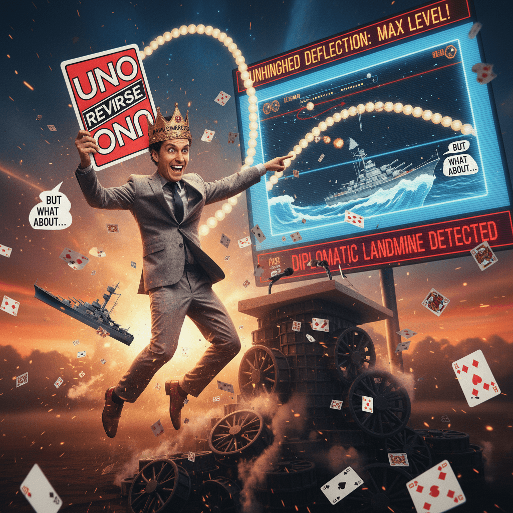 bro really said 'pearl harbor uno reverse card' at a press conference