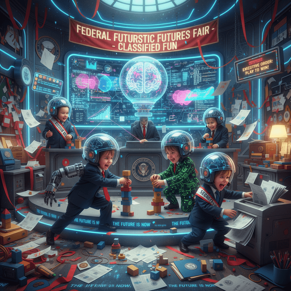 AI challenge but make it governmental and somehow make kindergarteners competitive