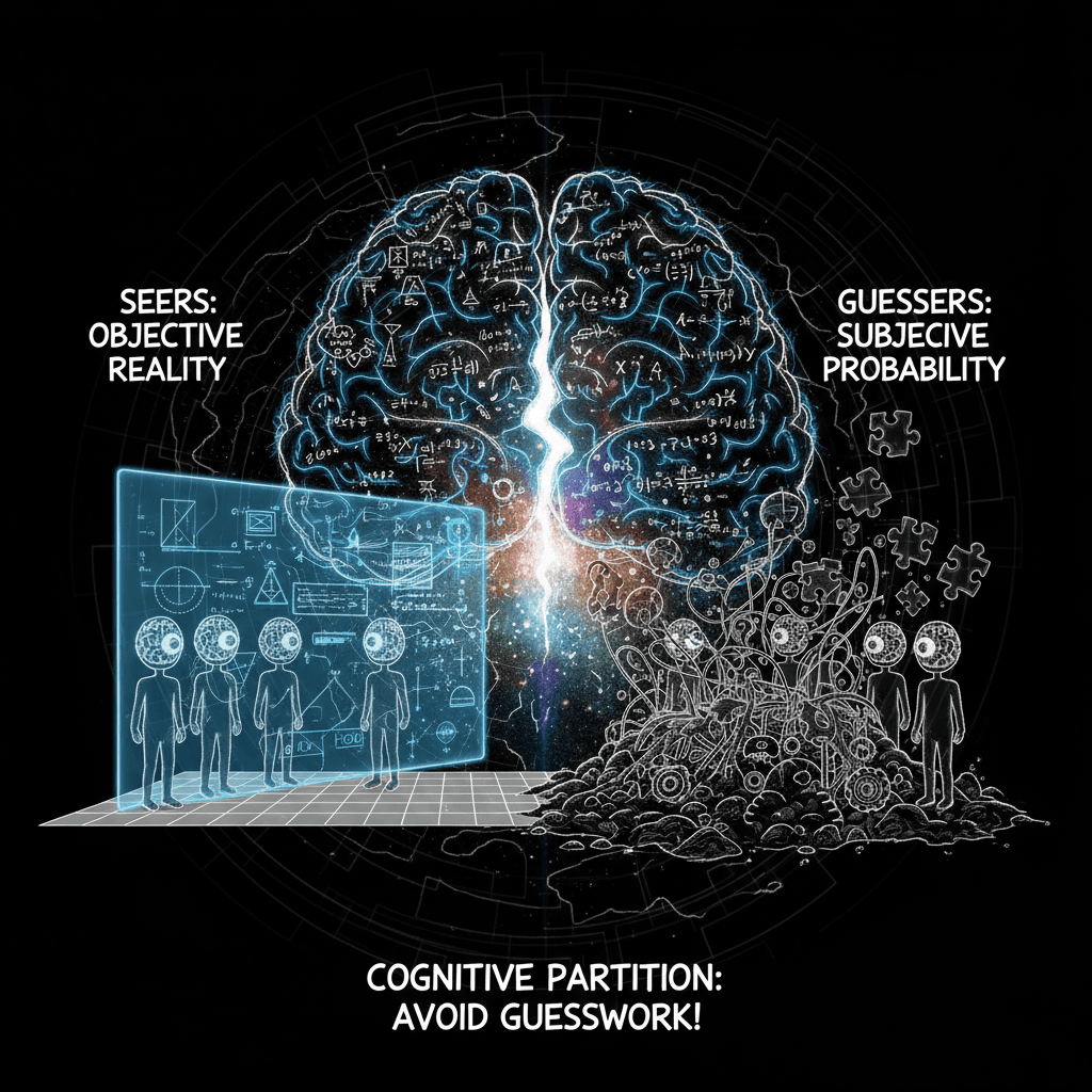 brain wall separates those who see from those who guess